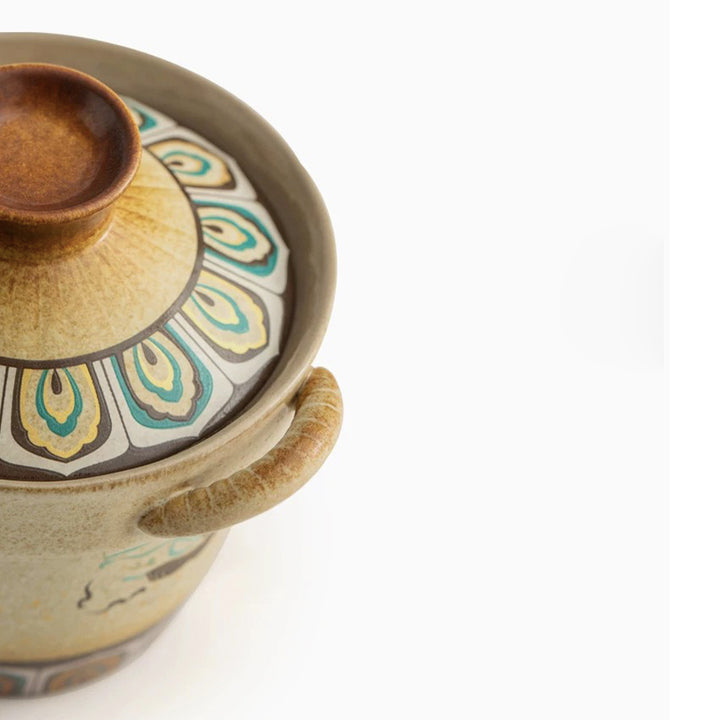 Mogao Grottoes style travel tea set with case | Wedding gift for couple