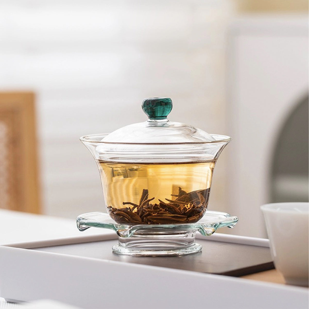 Boho Glass Sancai Gaiwan set - Teaware Space