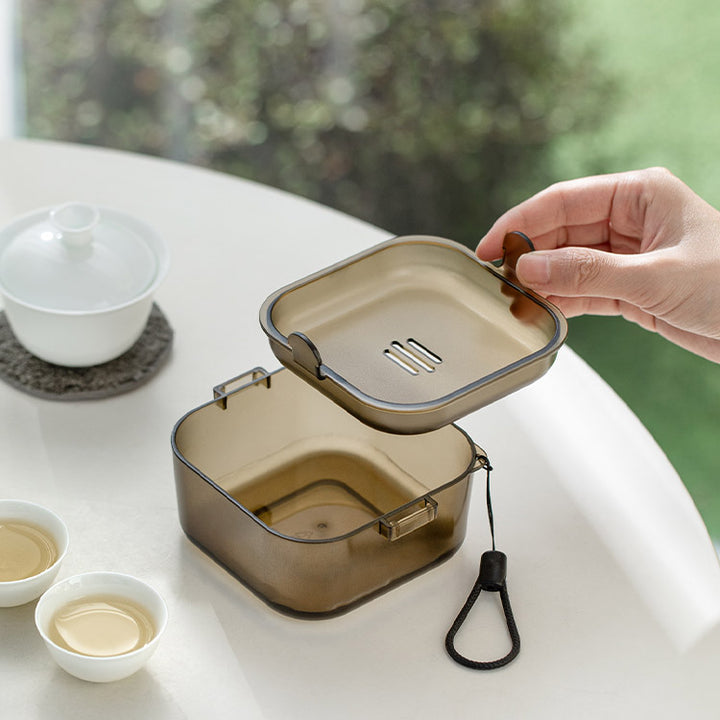 Cozy Corner - Unique design Gaiwan tea set with case