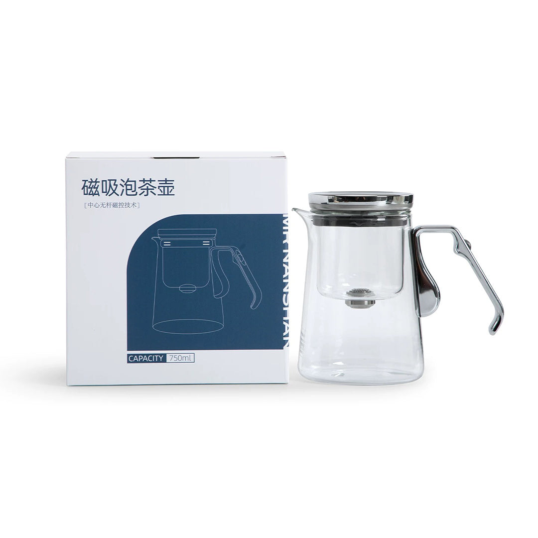 Théière automatique en verre | Pichet fleur/thé/café | Cadeau d'anniversaire
