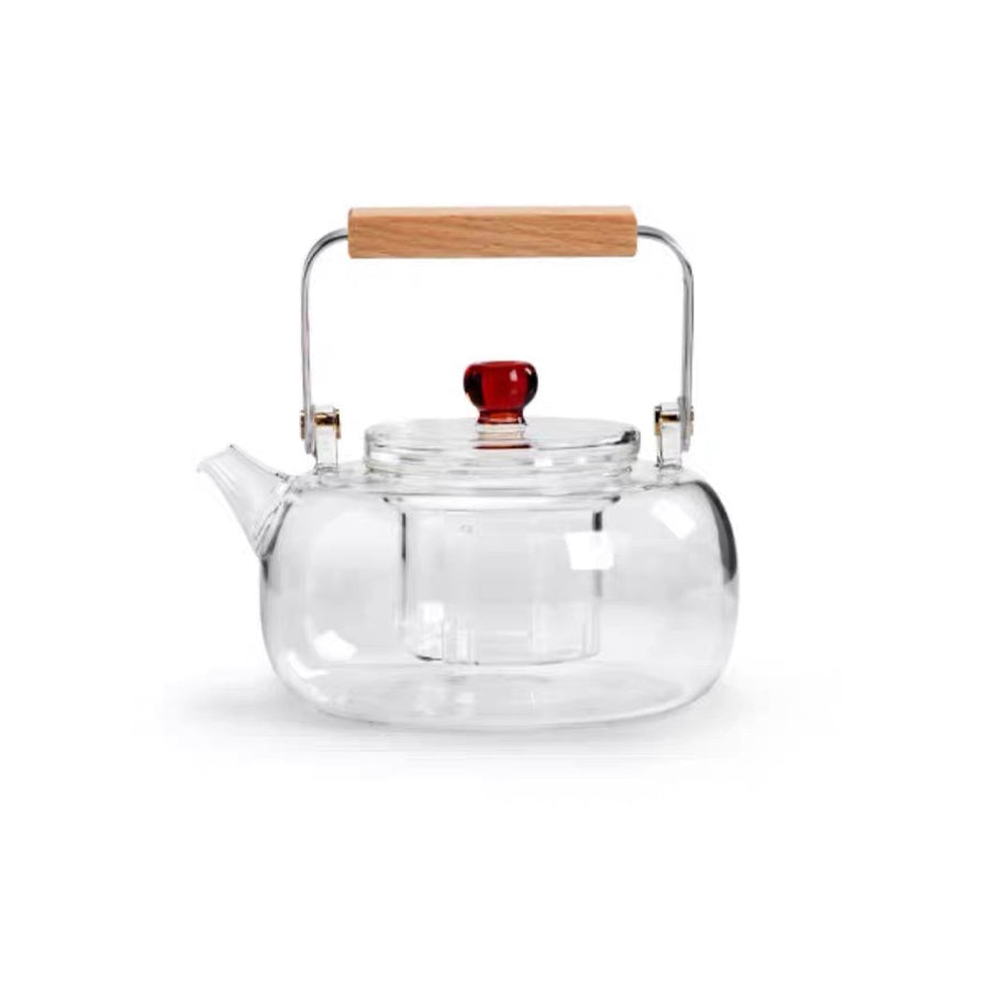 The zen seeker - Boho glass kettle with warmer