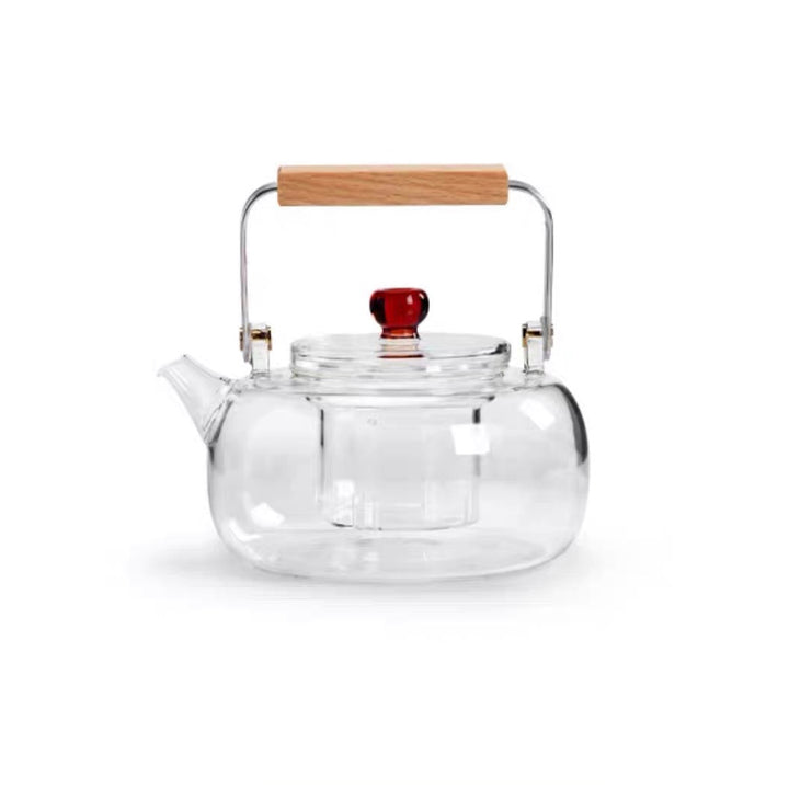 The zen seeker - Boho glass kettle with warmer