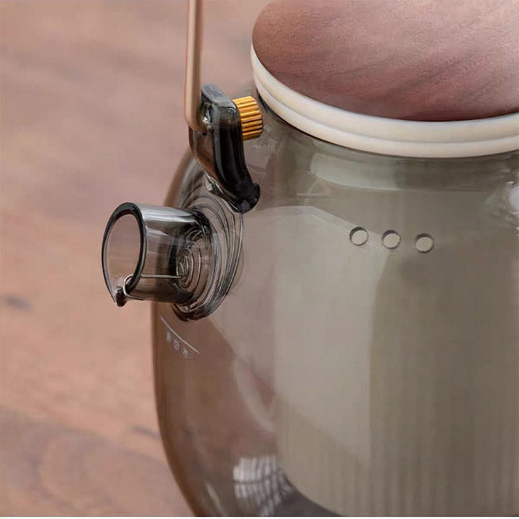 Half seen - Modern Glass tea kettle with Electric stove