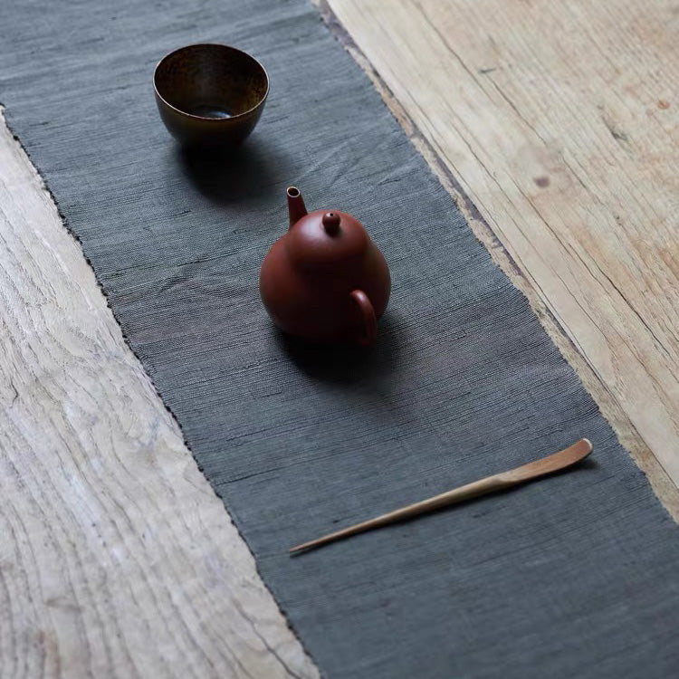 Cozy Cloud - Handmade Natural ramie long table runner