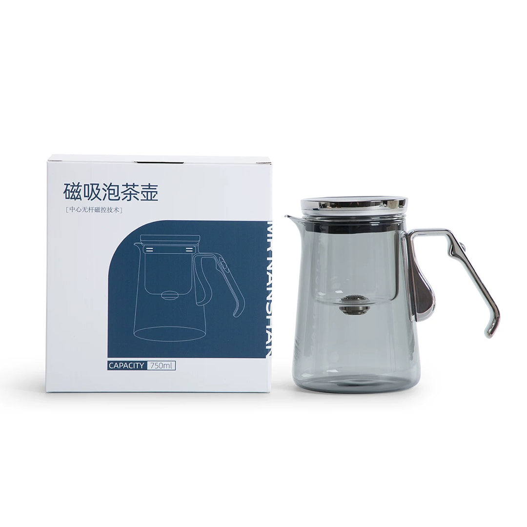 Théière automatique en verre | Pichet fleur/thé/café | Cadeau d'anniversaire