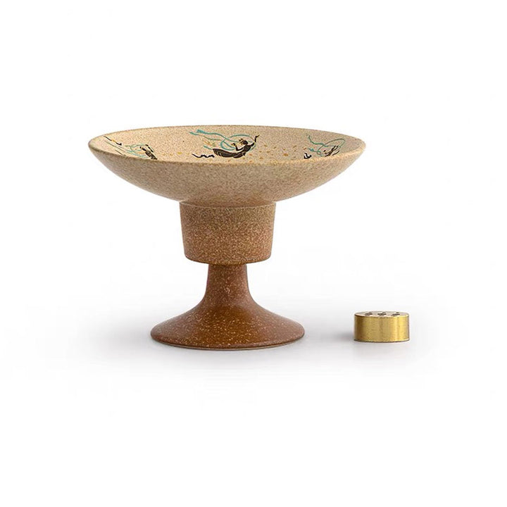 Flying Apsaras - Handmade incense/candle burner