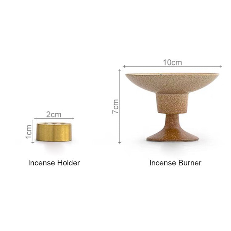 Flying Apsaras - Handmade incense/candle burner