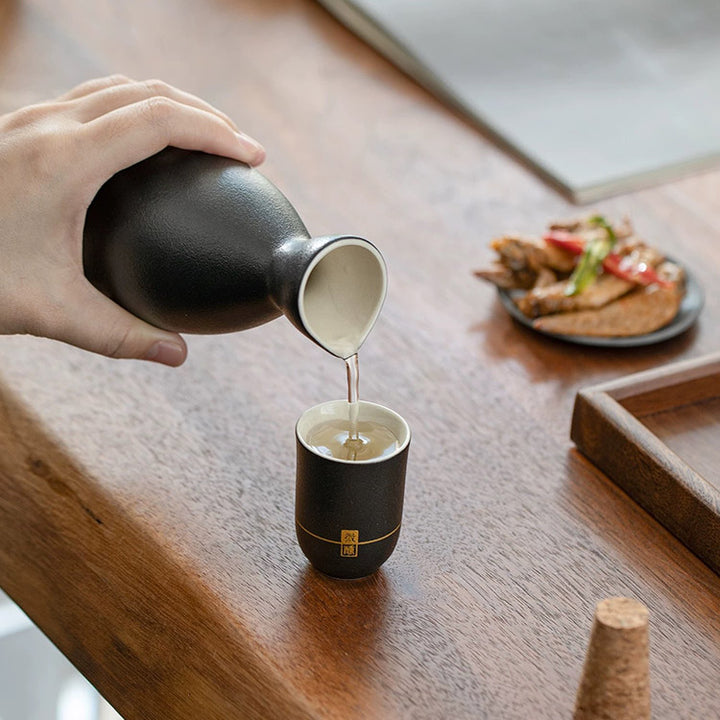 Tipsy - Personalized Japanese  sake set with tray