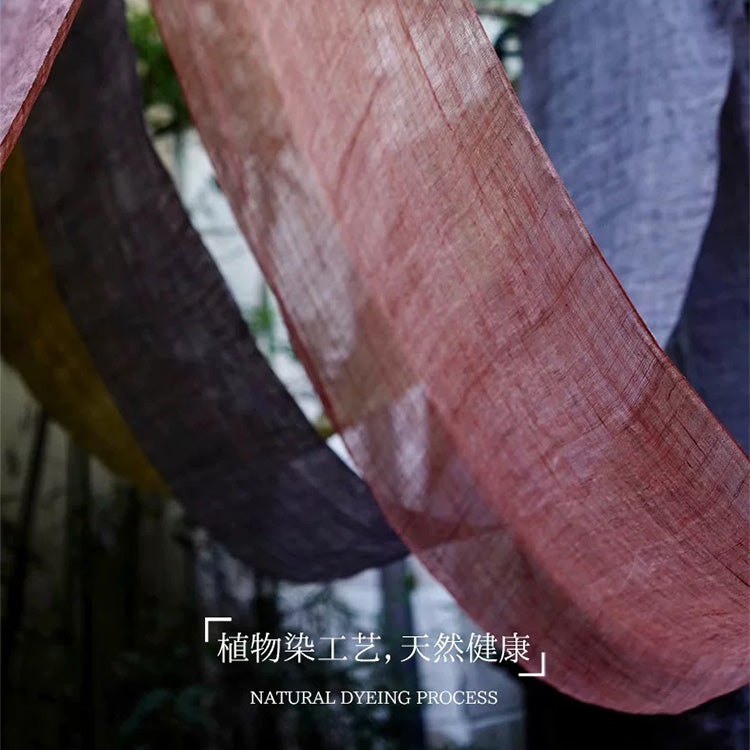 Cozy Cloud - Handmade Natural ramie long table runner