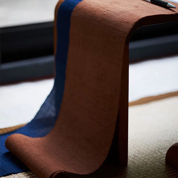 Cozy Cloud - Handmade Natural ramie long table runner - Teaware Space