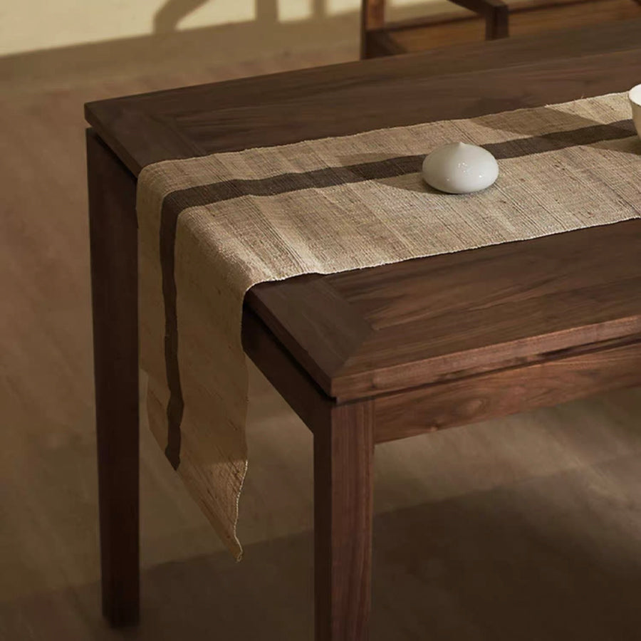 In Eins - Custom size Jute Linen table runner for dining