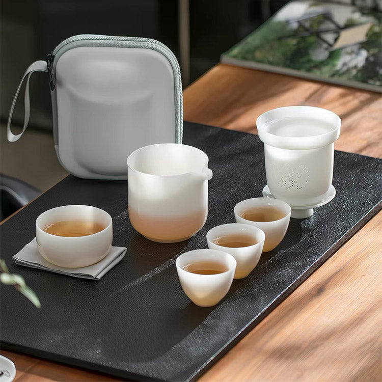 Alkiad  - Minimal travel tea set for couple