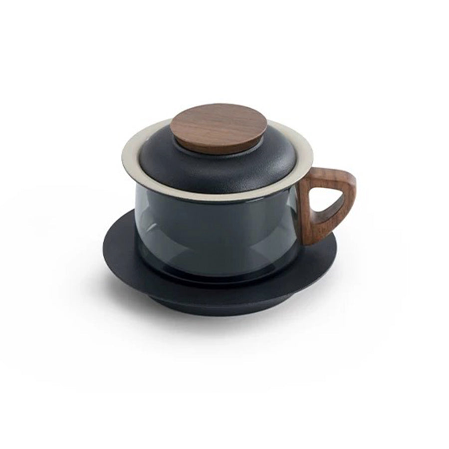 Soulmate - Personalized  6.8oz coffee/tea cup with infuser and sacuer set