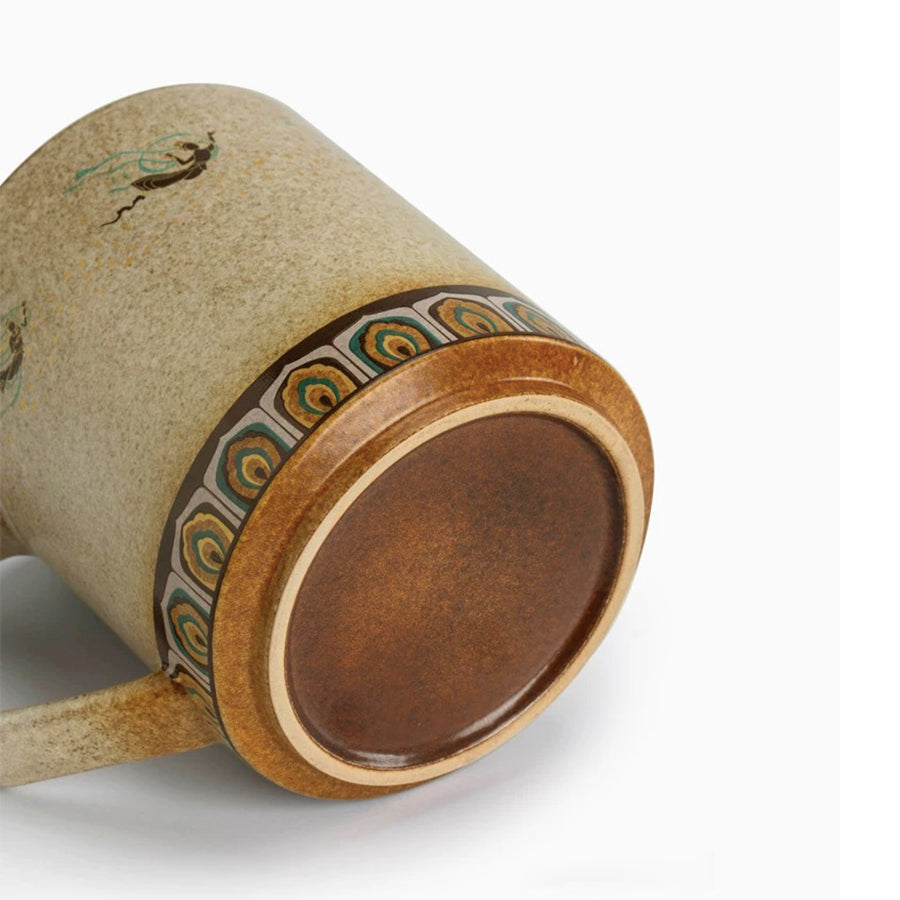 Mogao Grottoes style tea mug with infuser