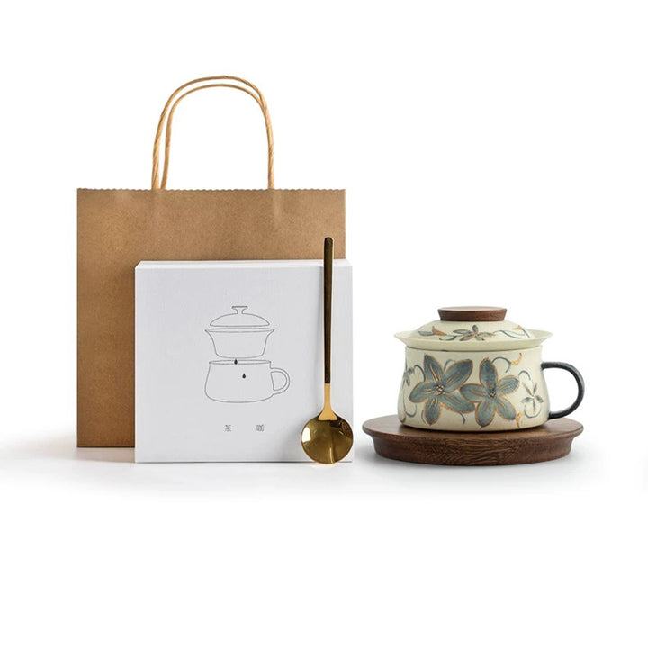Love of Butterfly - Hand-painted tea and latte mug