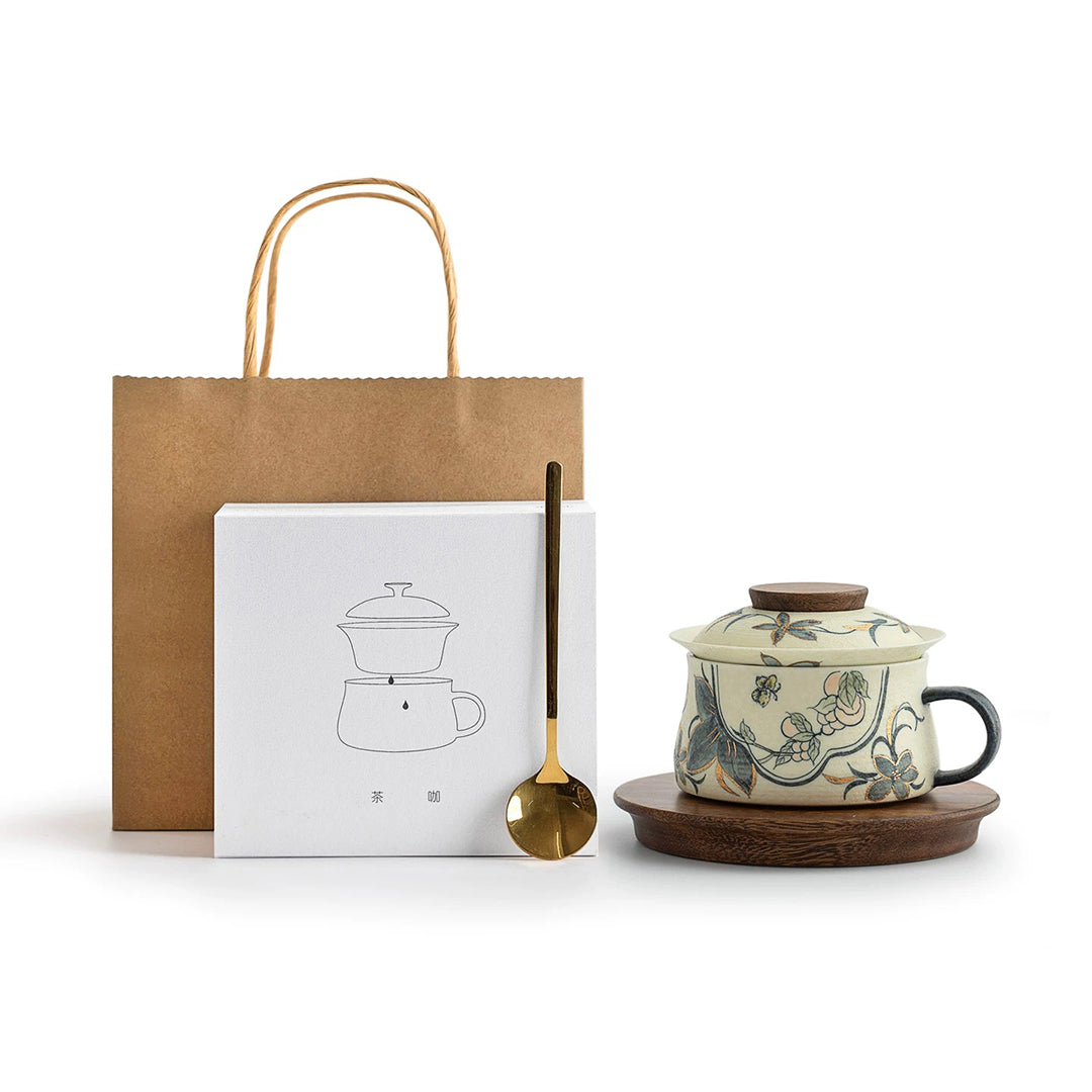 Love of Butterfly - Hand-painted tea and latte mug