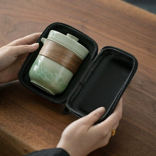 English travel tea set for one