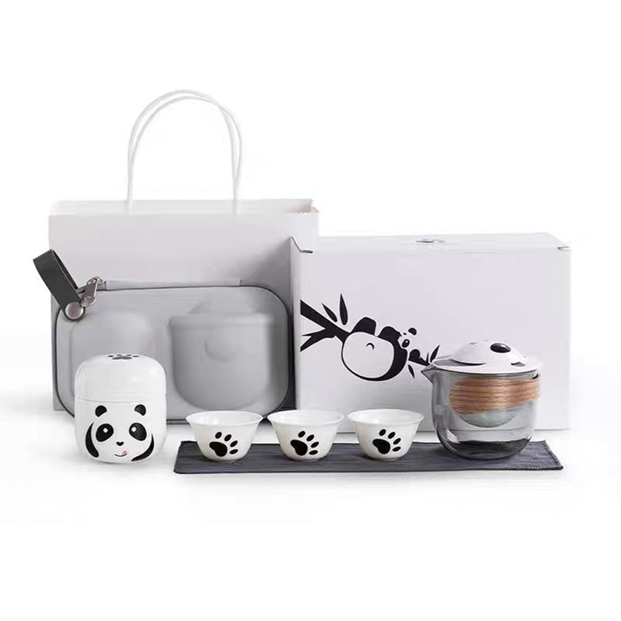 the best panda tea set with case 