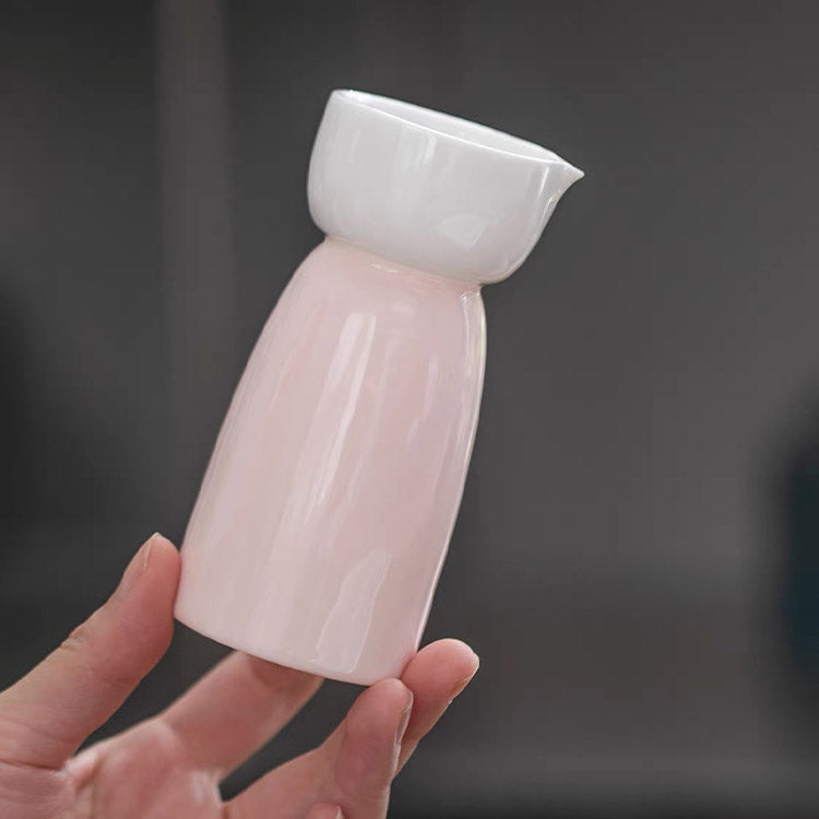 Bliss - Pink Japanese tokkuri sake set