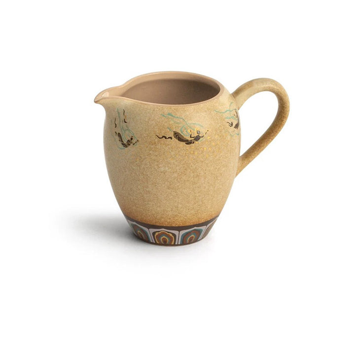 Flying Apsaras - Mogao Grottoes hand-painted Sancai Gaiwan tea set