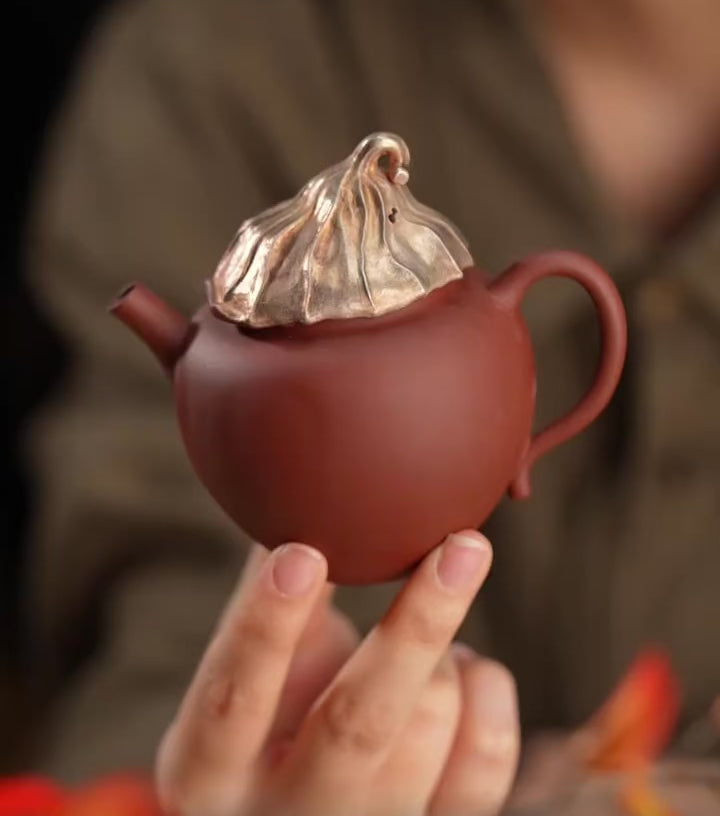 Lotus Heart - 150ml Zisha teapot | Gift for wife