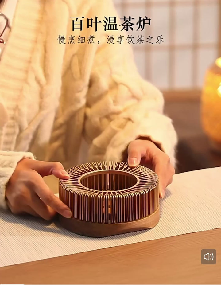 Circle of Luck - Tea warmer candle stove set