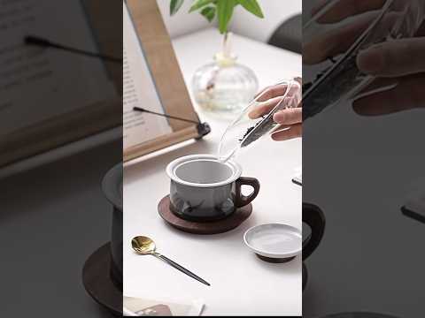 Soulmate - 6.8oz Glass tea/latte/coffee mug | Travel mug