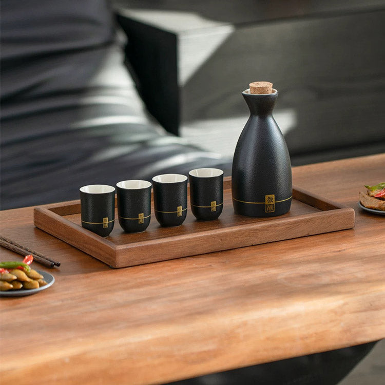Tipsy - Personalized Japanese  sake set with tray