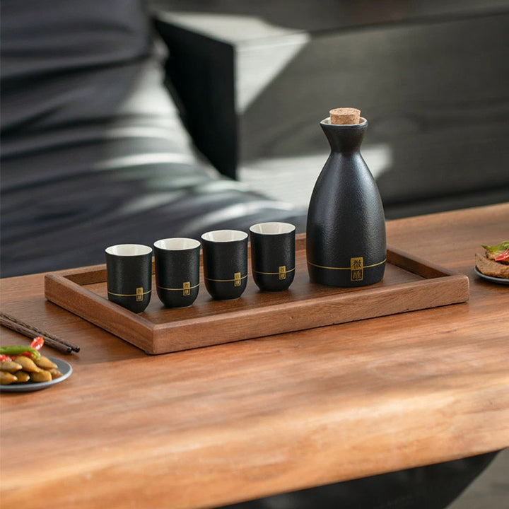 Tipsy - Personalized Japanese  sake set with tray