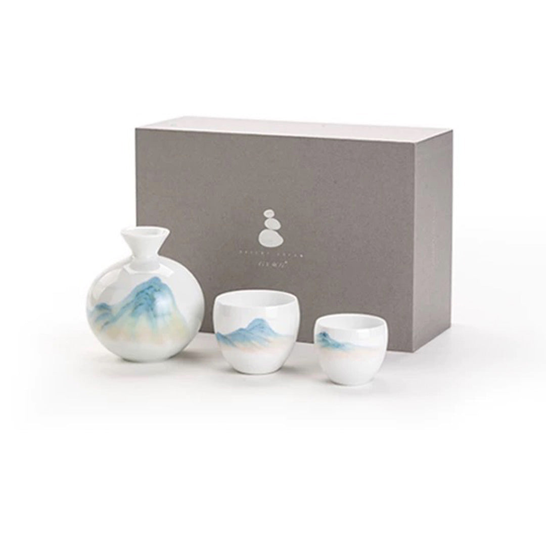 Thousands of Miles - Japanese sake ware with glass warmer - Teaware Space