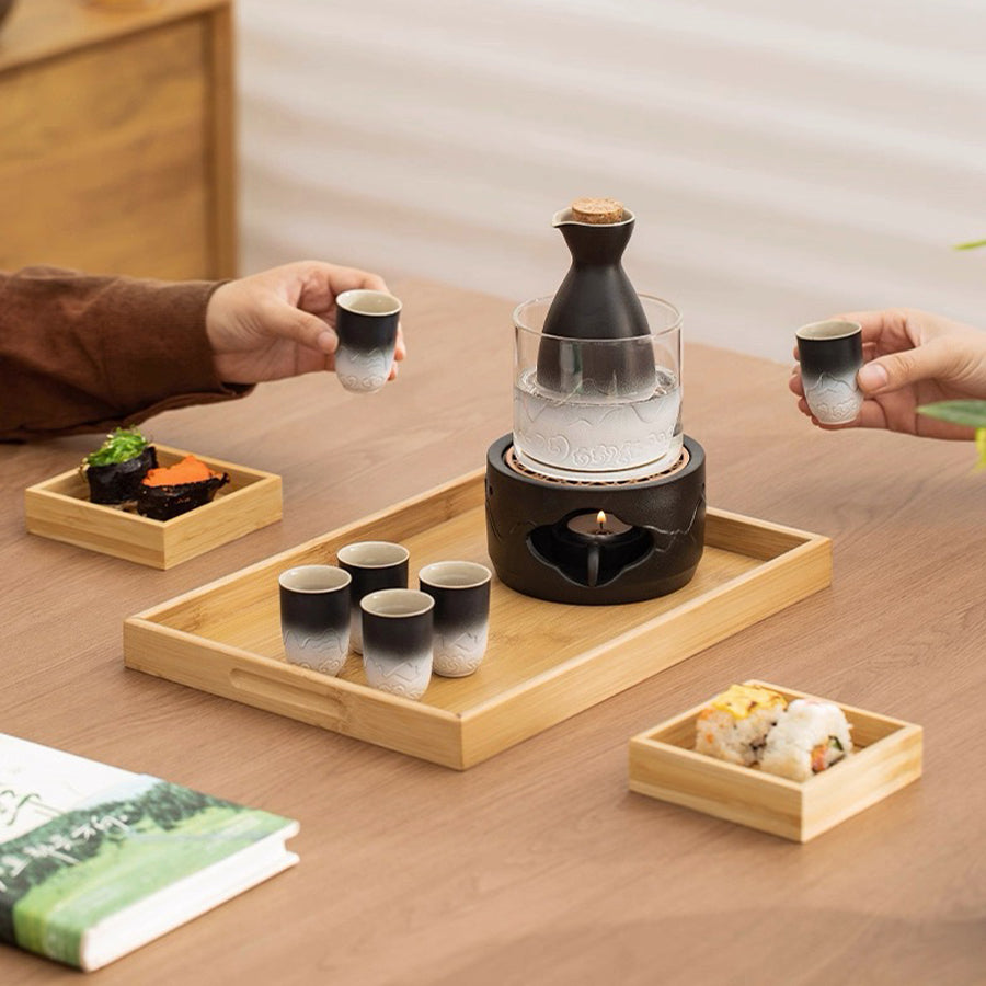 ceramic hot sake for sushi time