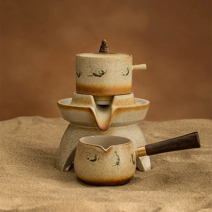 The Buddha -  Dunhuang flying apsaras Semi-automatic tea maker