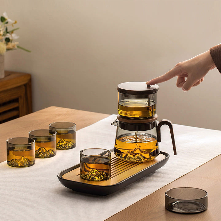 See the mountain - Magic teapot set
