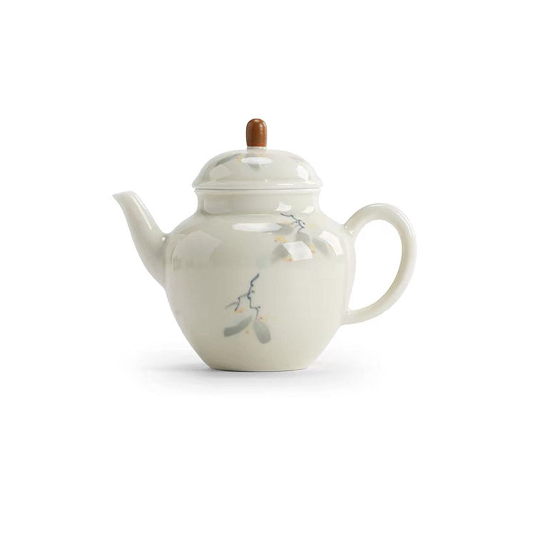 Nature's Garden - Handmade teapot with tray set