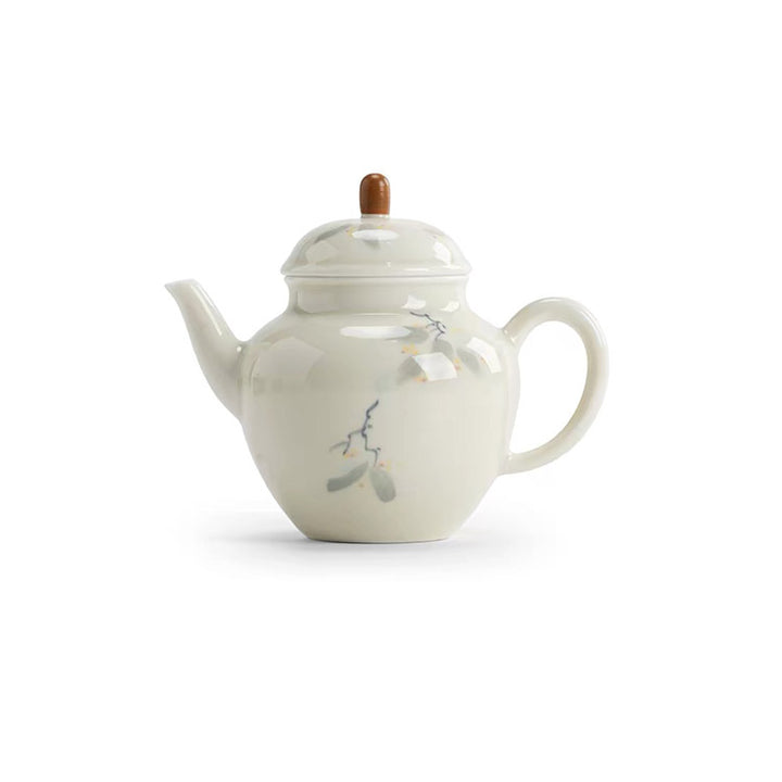 Nature's Garden - Handmade teapot with tray set
