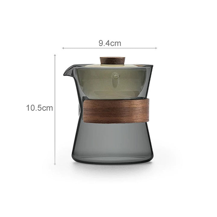 Cozy - Glass Teapot with Ruware Rotating Infuser - Teaware Space