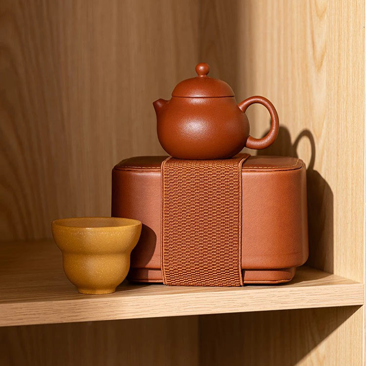 A Moment of Zen | Portable Zisha teapot set for one - Teaware Space