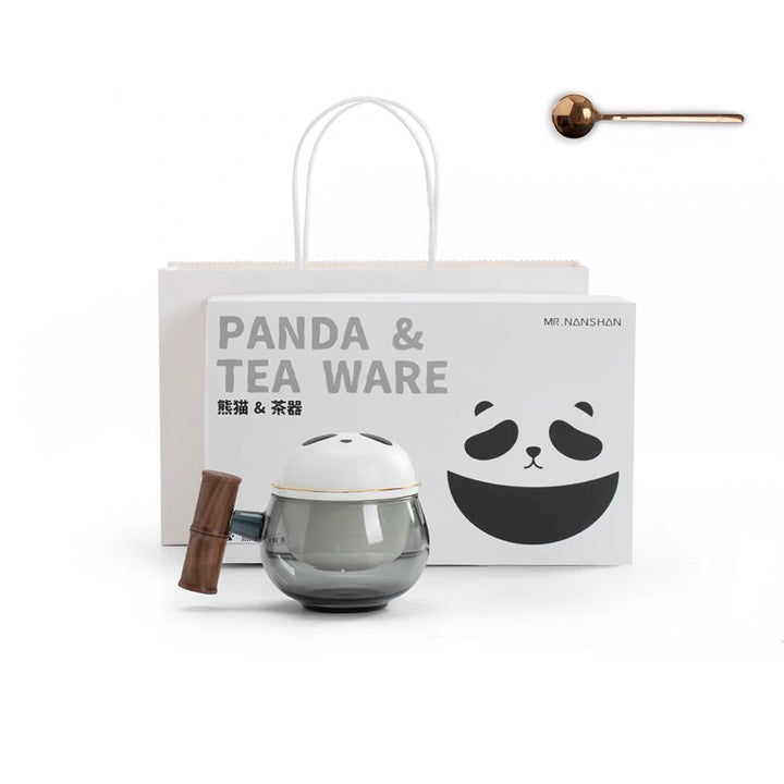 Tasse à café en verre Panda mignon