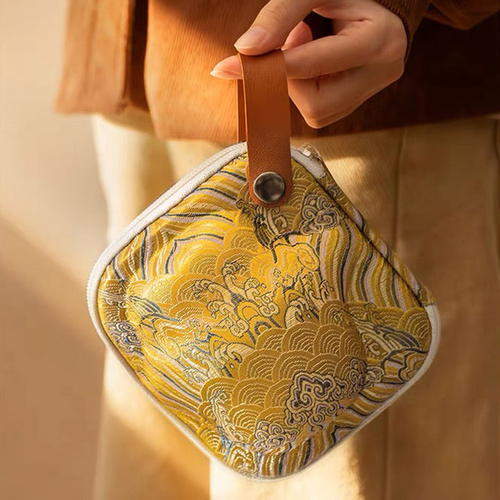 Flying Apsaras - Dunhuang portable tea set for two