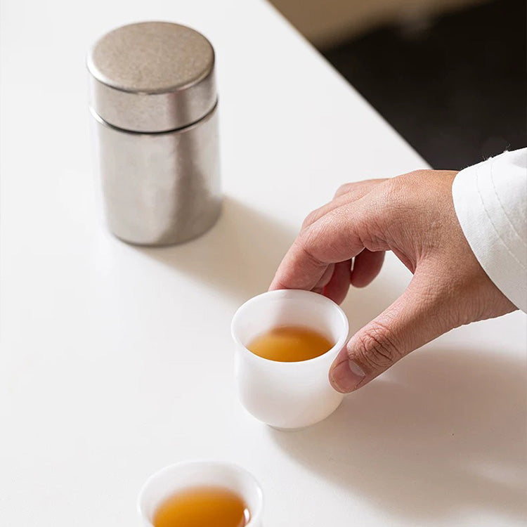 Essence | Titanium Gaiwan Tea Set with tea tin