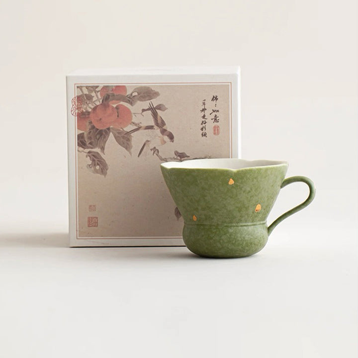 Partysu - Green boho espresso and tea cup