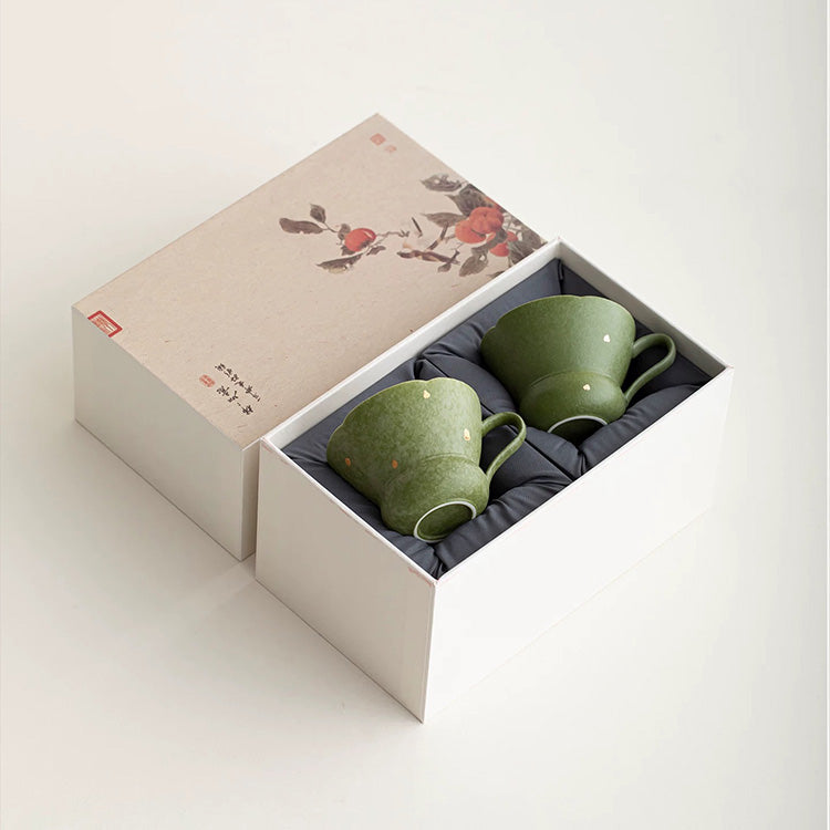 Partysu - Green boho espresso and tea cup