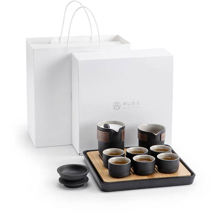 The Dry Landscape Garden - Personalized kungfu tea set with tray