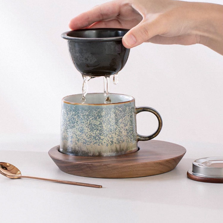 Space Shadow - 5.7oz green tea and latte mug