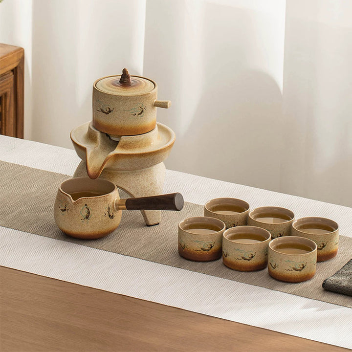The Buddha -  Dunhuang flying apsaras Semi-automatic tea maker