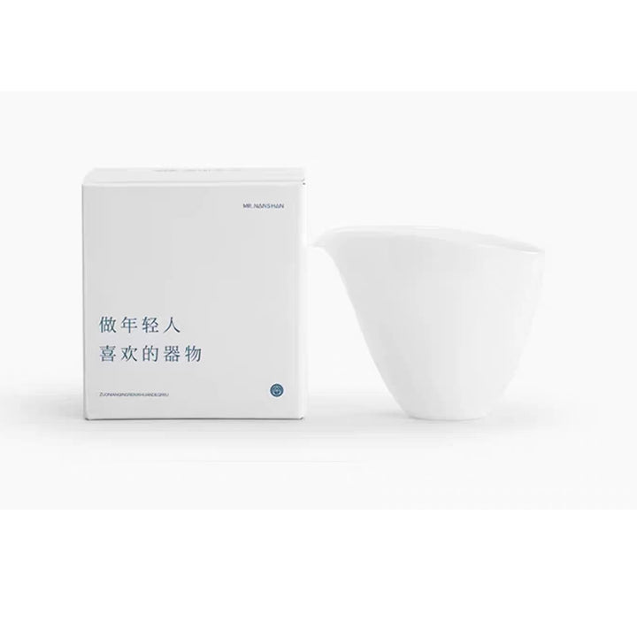 Ruobai - White ceramic Sancai Gaiwan tea set