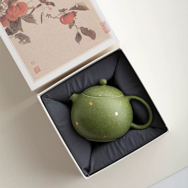 Service à thé chinois vintage Sancai Gaiwan