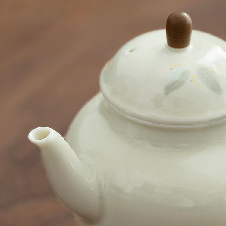 Nature's Garden - Handmade teapot with tray set