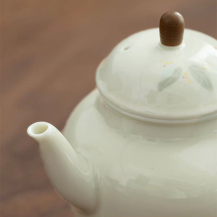 Nature's Garden - Handmade teapot with tray set