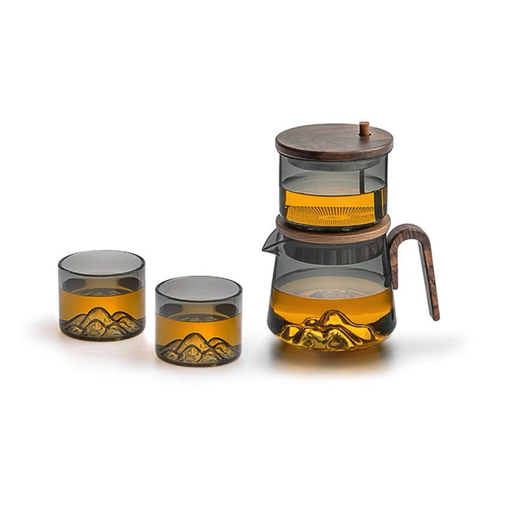 See the mountain - Magic teapot set